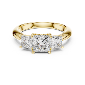 Classic Cathedral Lab grown diamond Ring