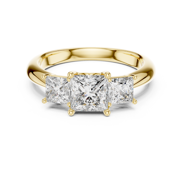 Classic Cathedral Lab grown diamond Ring