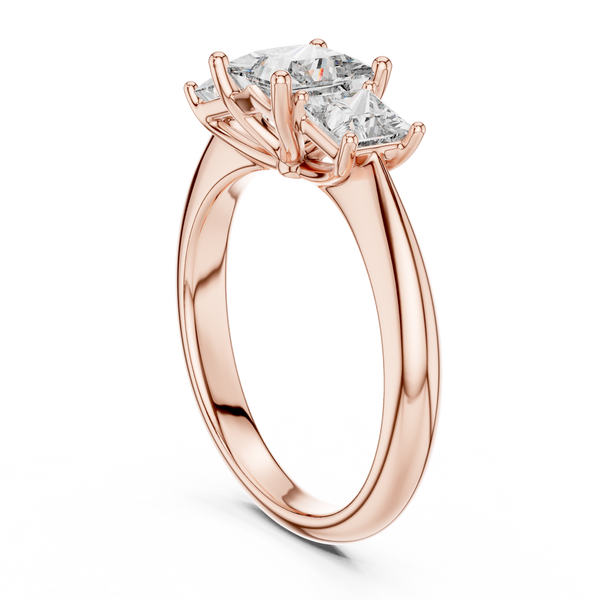 Classic Cathedral Lab grown diamond Ring