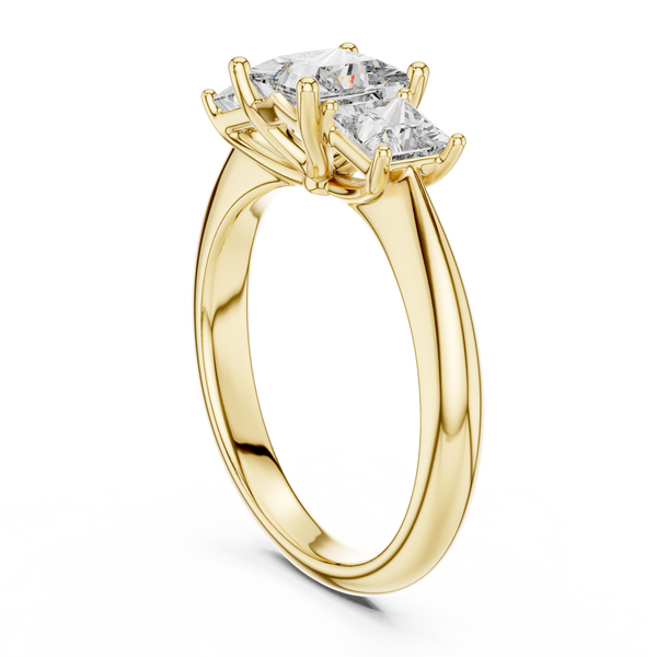 Classic Cathedral Lab grown diamond Ring