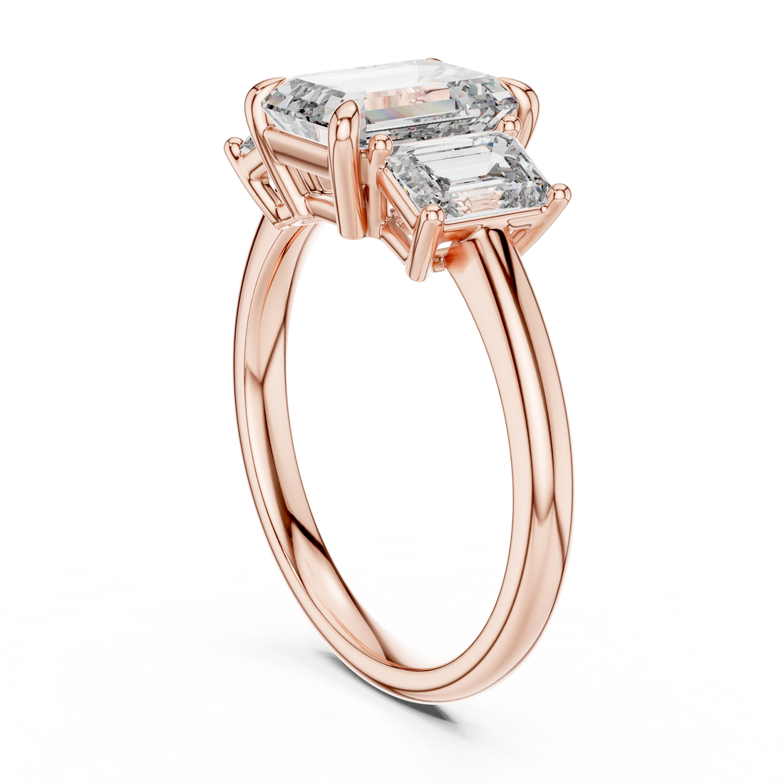 Radiant Cut Lab grown diamond Ring