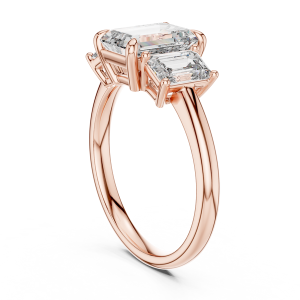 Radiant Cut Lab grown diamond Ring