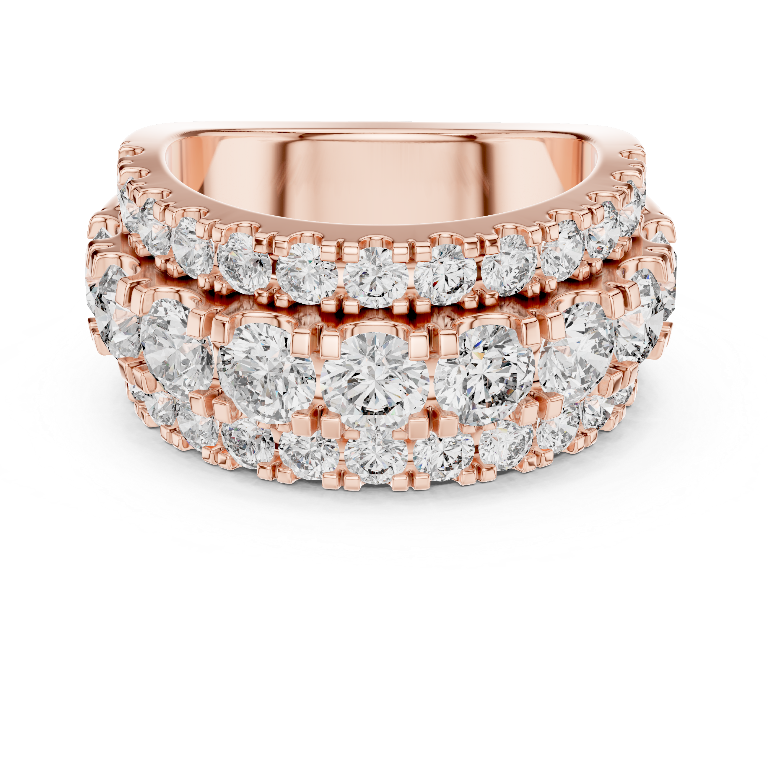 Lustrous Channel Lab grown diamond Ring