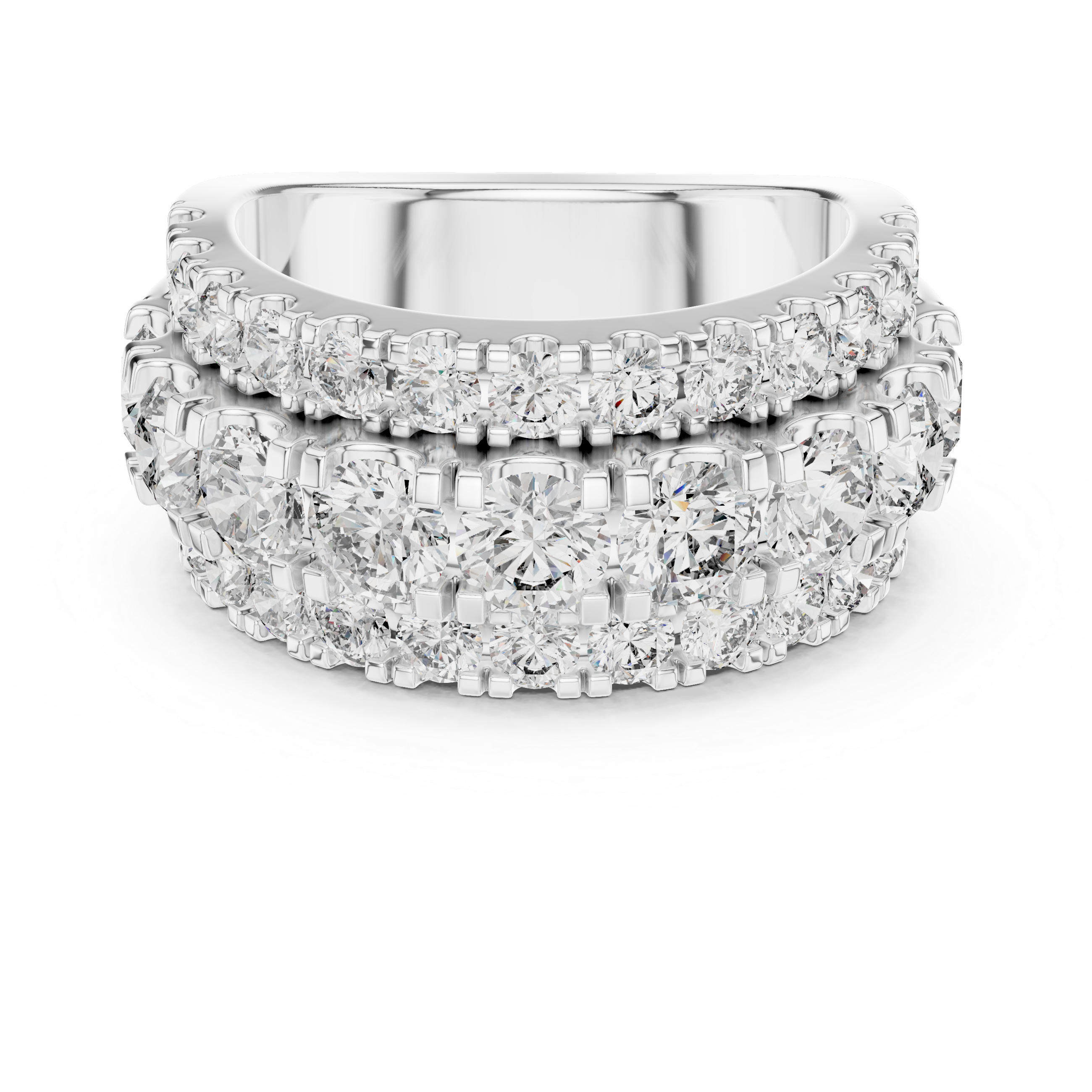 Lustrous Channel Lab grown diamond Ring