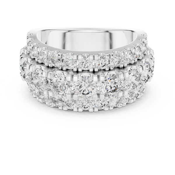 Lustrous Channel Lab grown diamond Ring