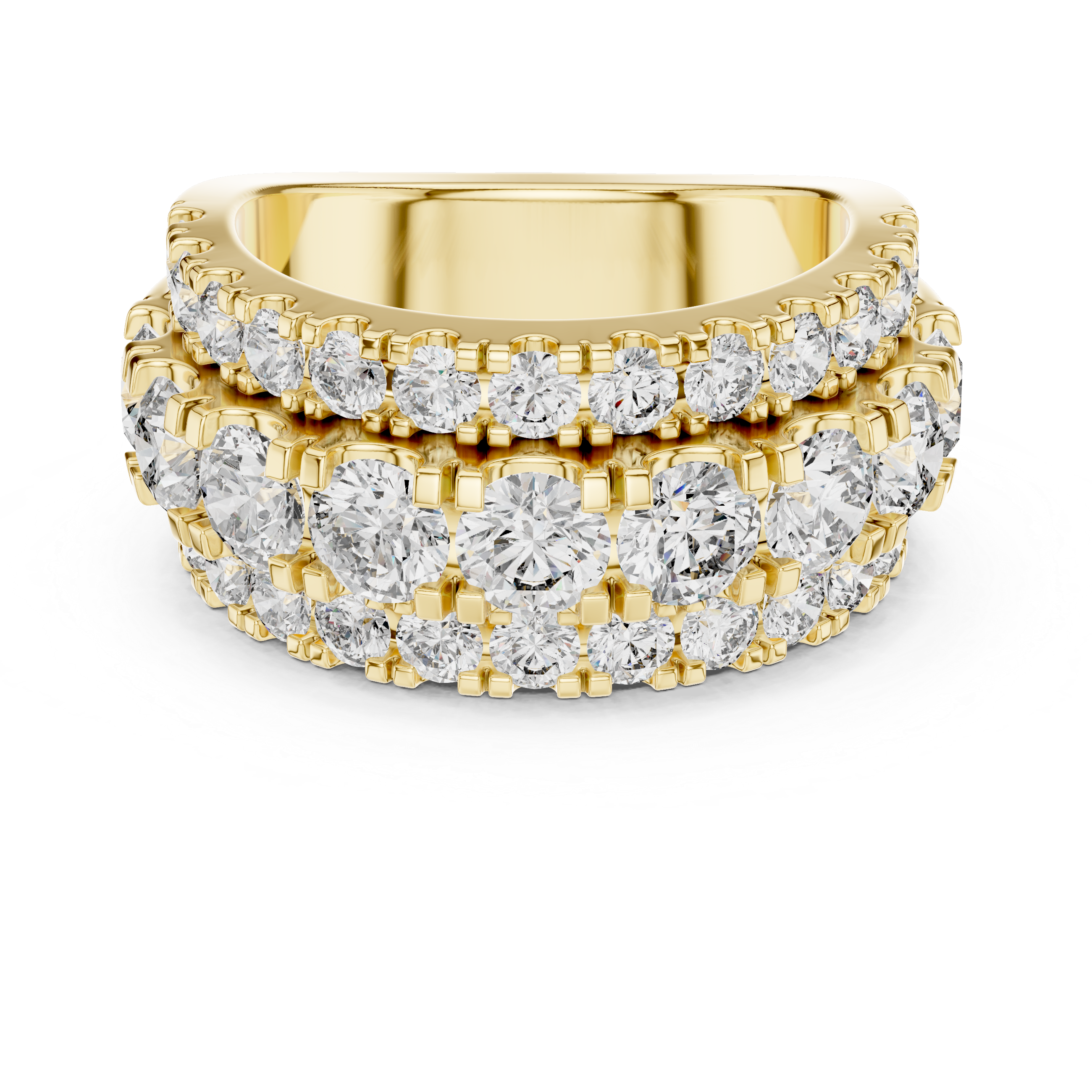 Lustrous Channel Lab grown diamond Ring