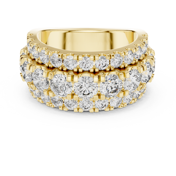 Lustrous Channel Lab grown diamond Ring