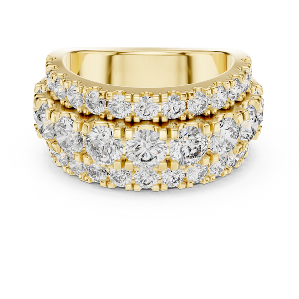 Lustrous Channel Lab grown diamond Ring