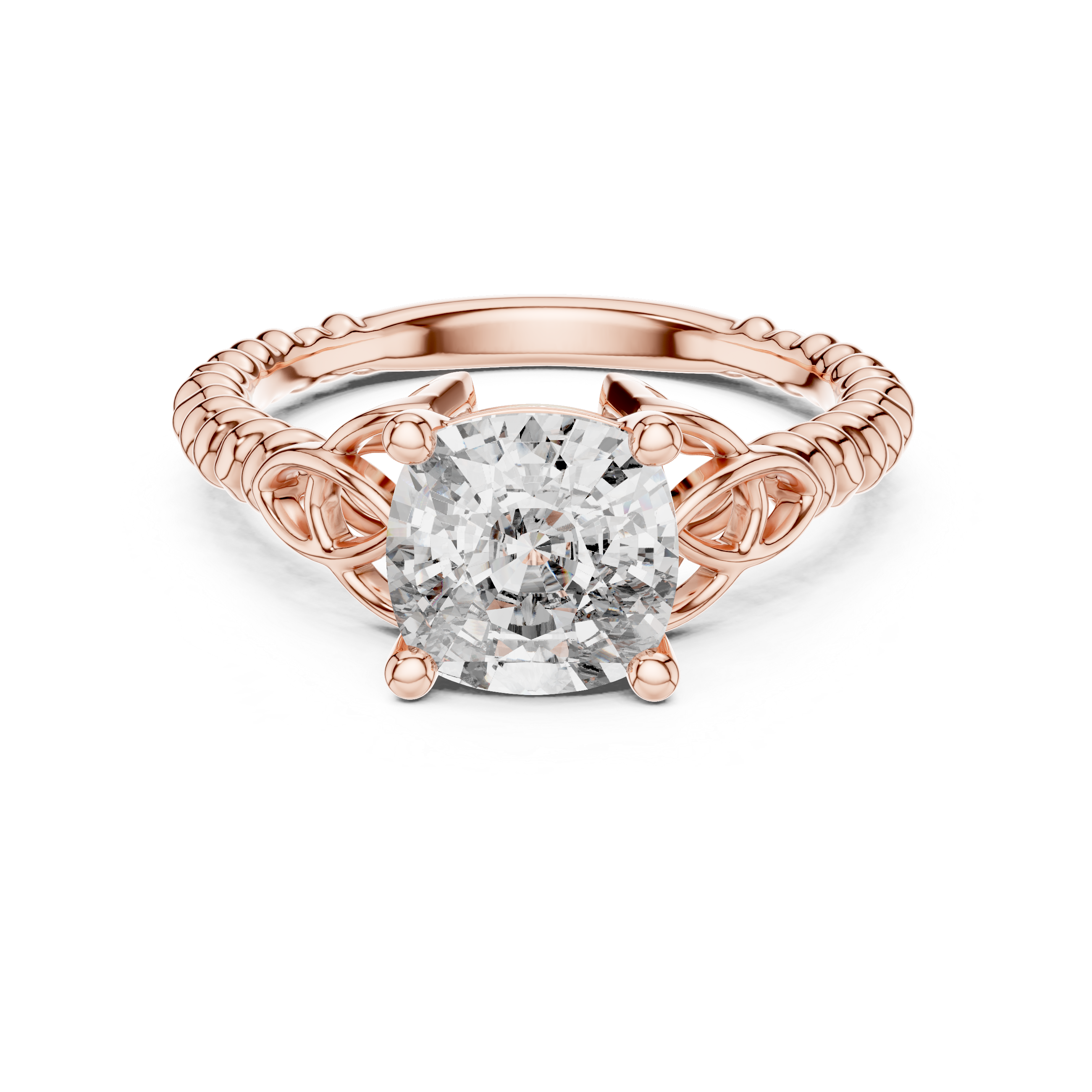 Unique Hexagon Lab grown diamond Ring