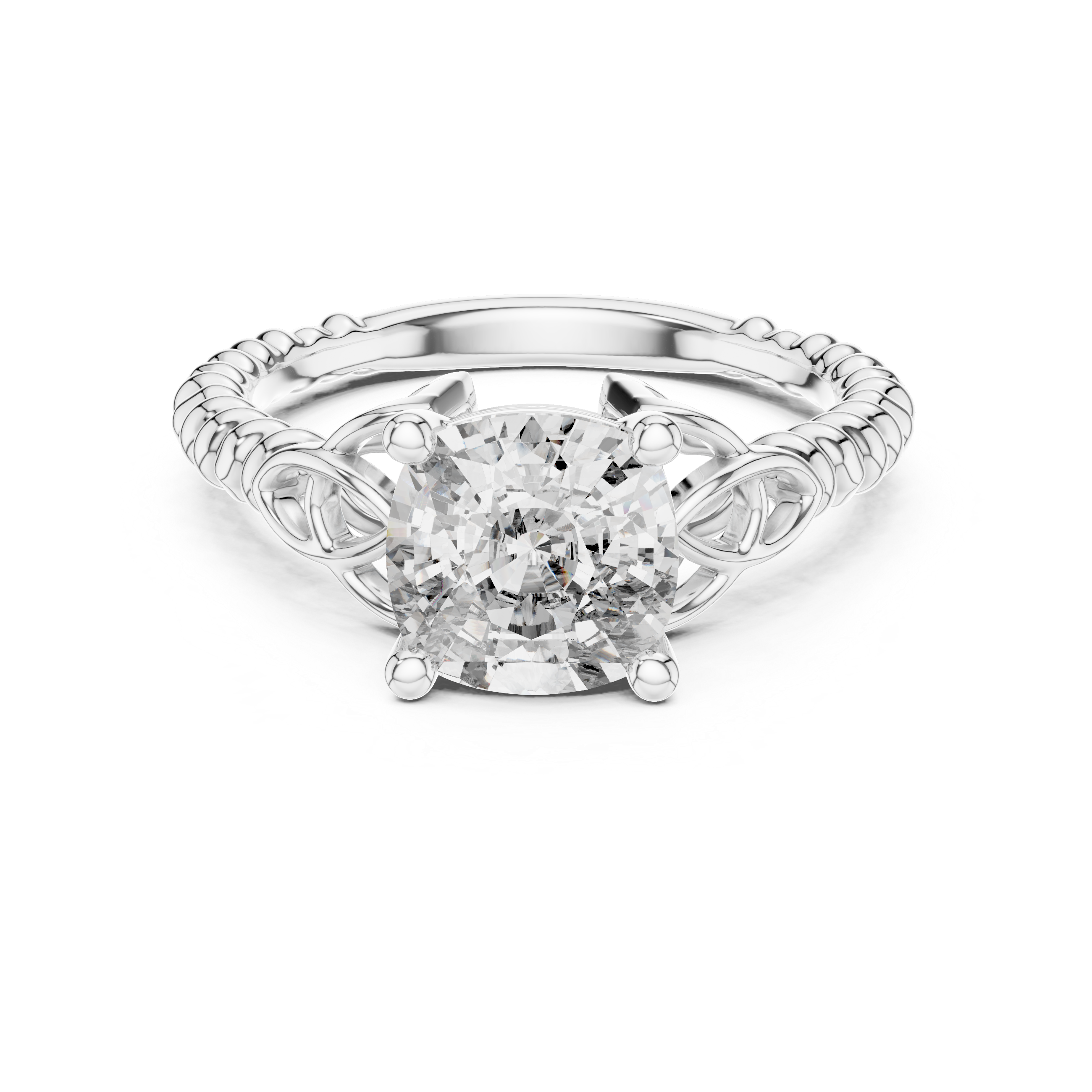 Unique Hexagon Lab grown diamond Ring