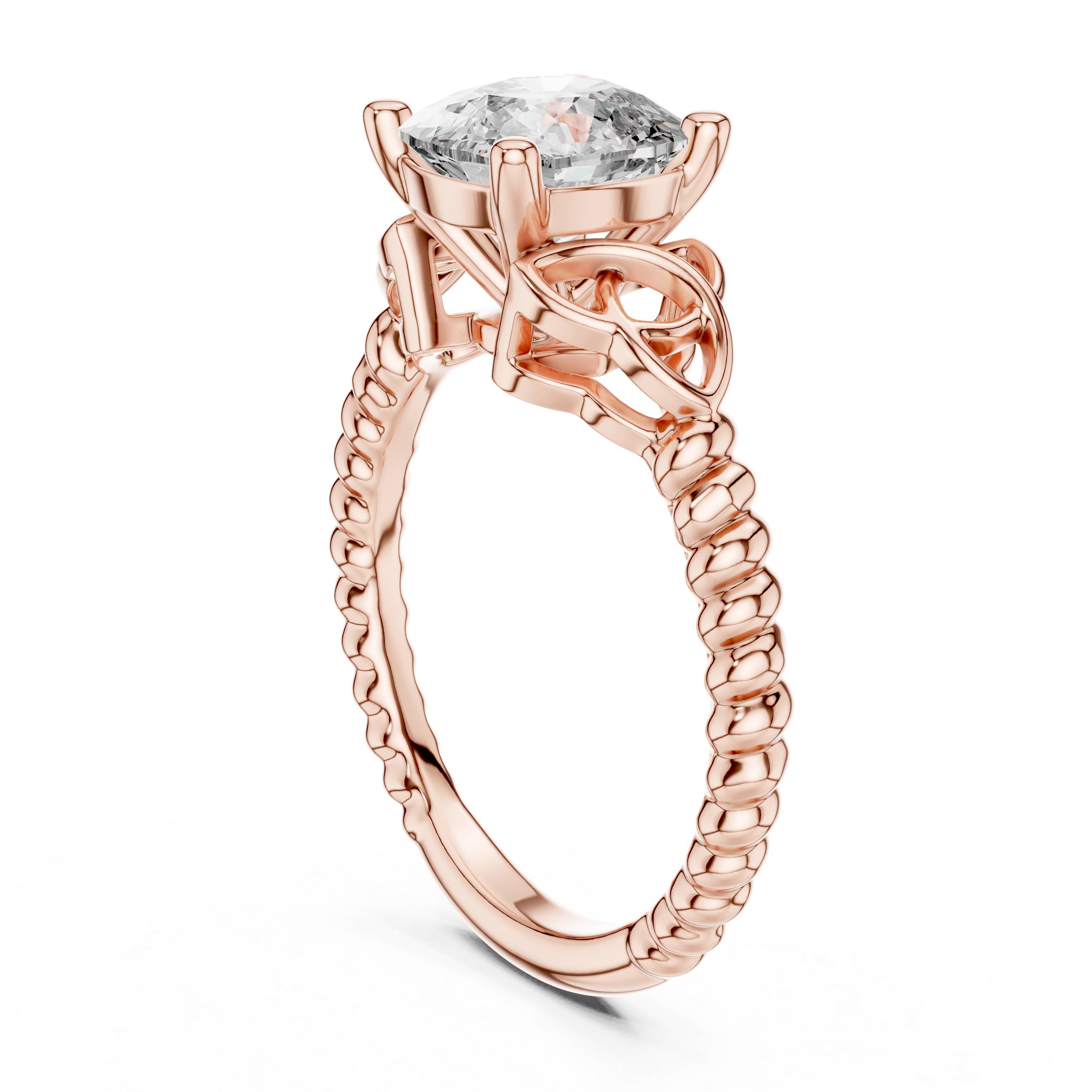 Unique Hexagon Lab grown diamond Ring