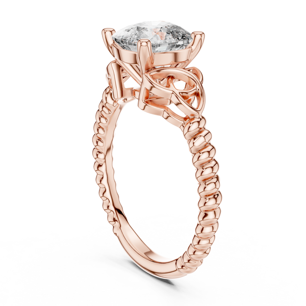 Unique Hexagon Lab grown diamond Ring