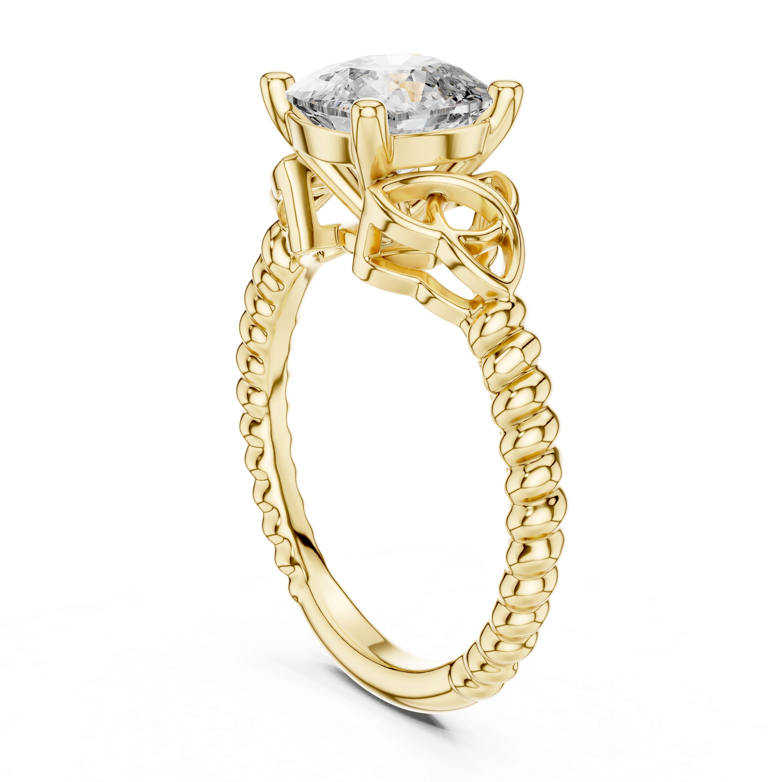 Unique Hexagon Lab grown diamond Ring
