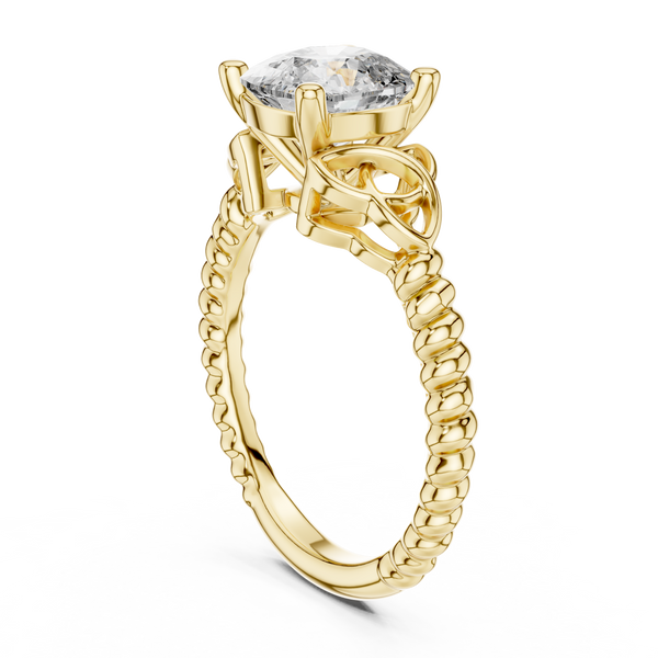 Unique Hexagon Lab grown diamond Ring