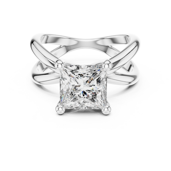Refined Asscher Lab grown diamond Ring