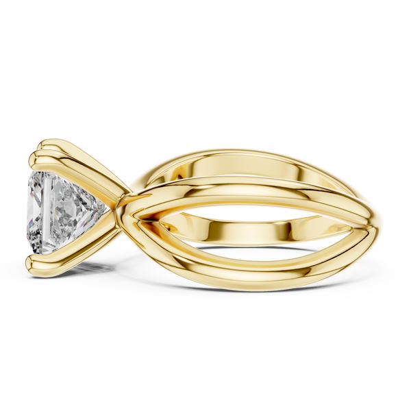 Refined Asscher Lab grown diamond Ring