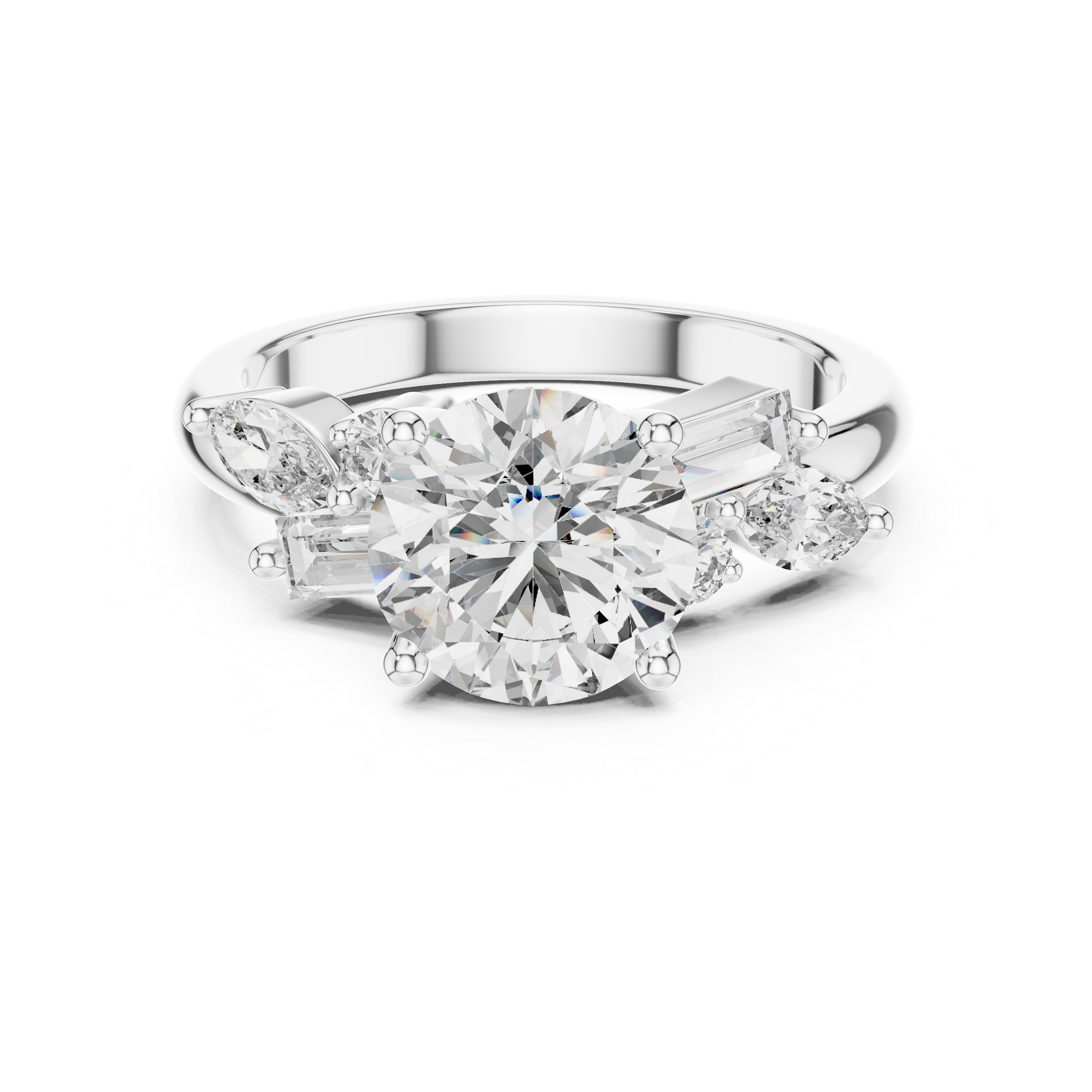 Exquisite Double Halo Lab grown diamond Ring