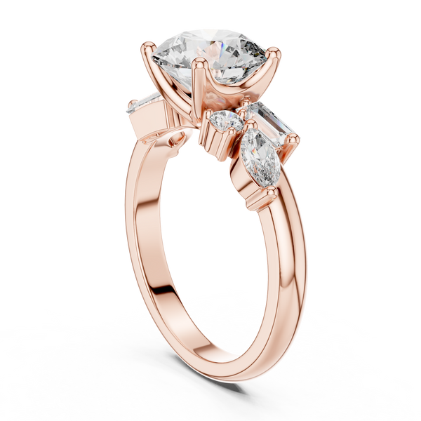 Exquisite Double Halo Lab grown diamond Ring