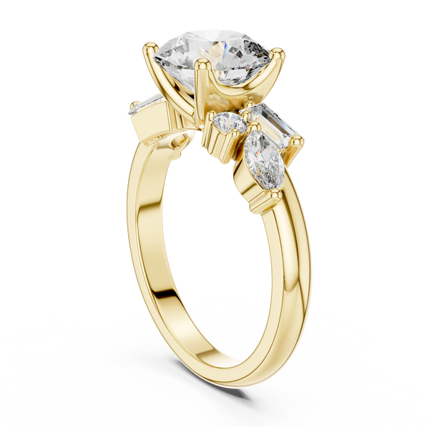 Exquisite Double Halo Lab grown diamond Ring