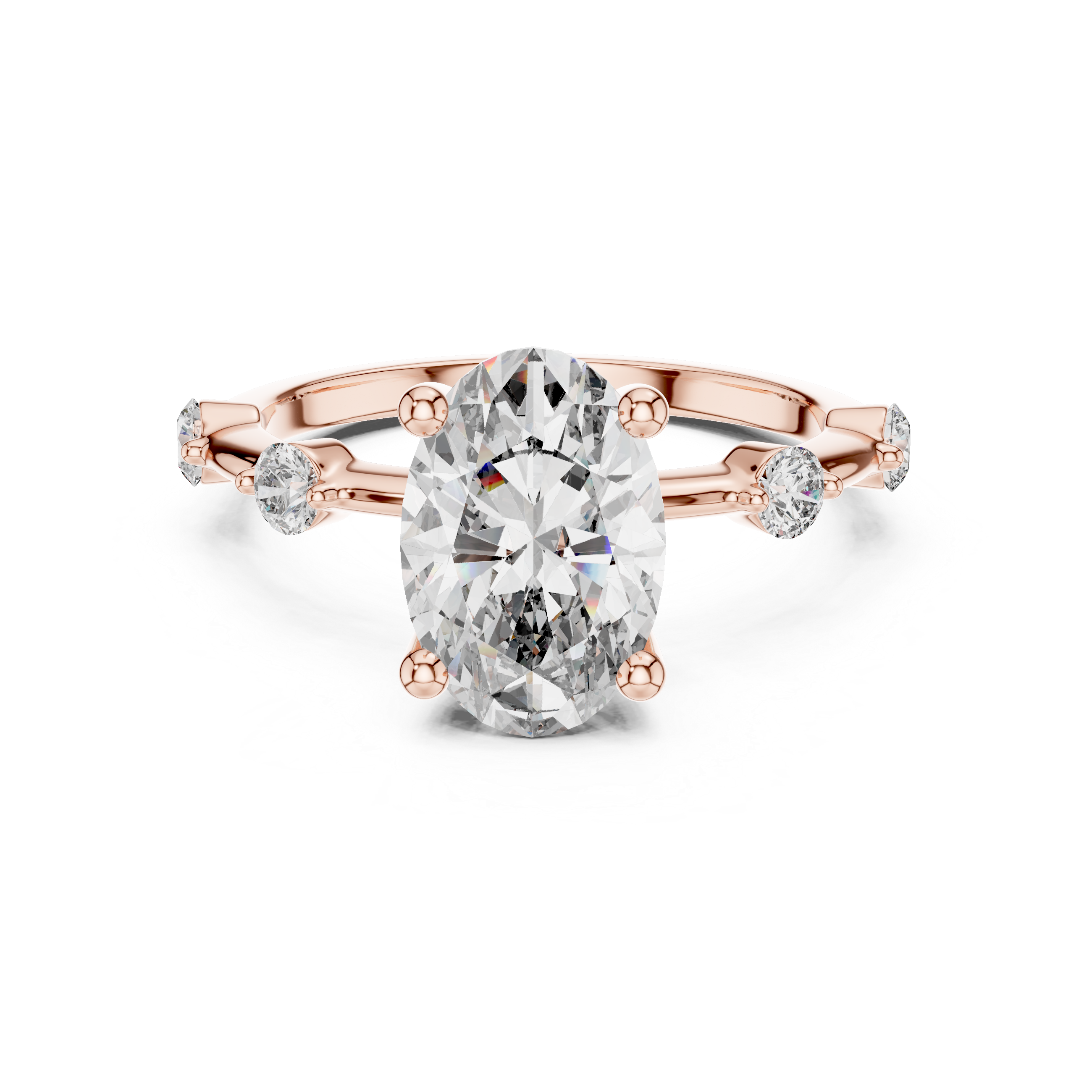 Whimsical Vine Lab grown diamond Ring
