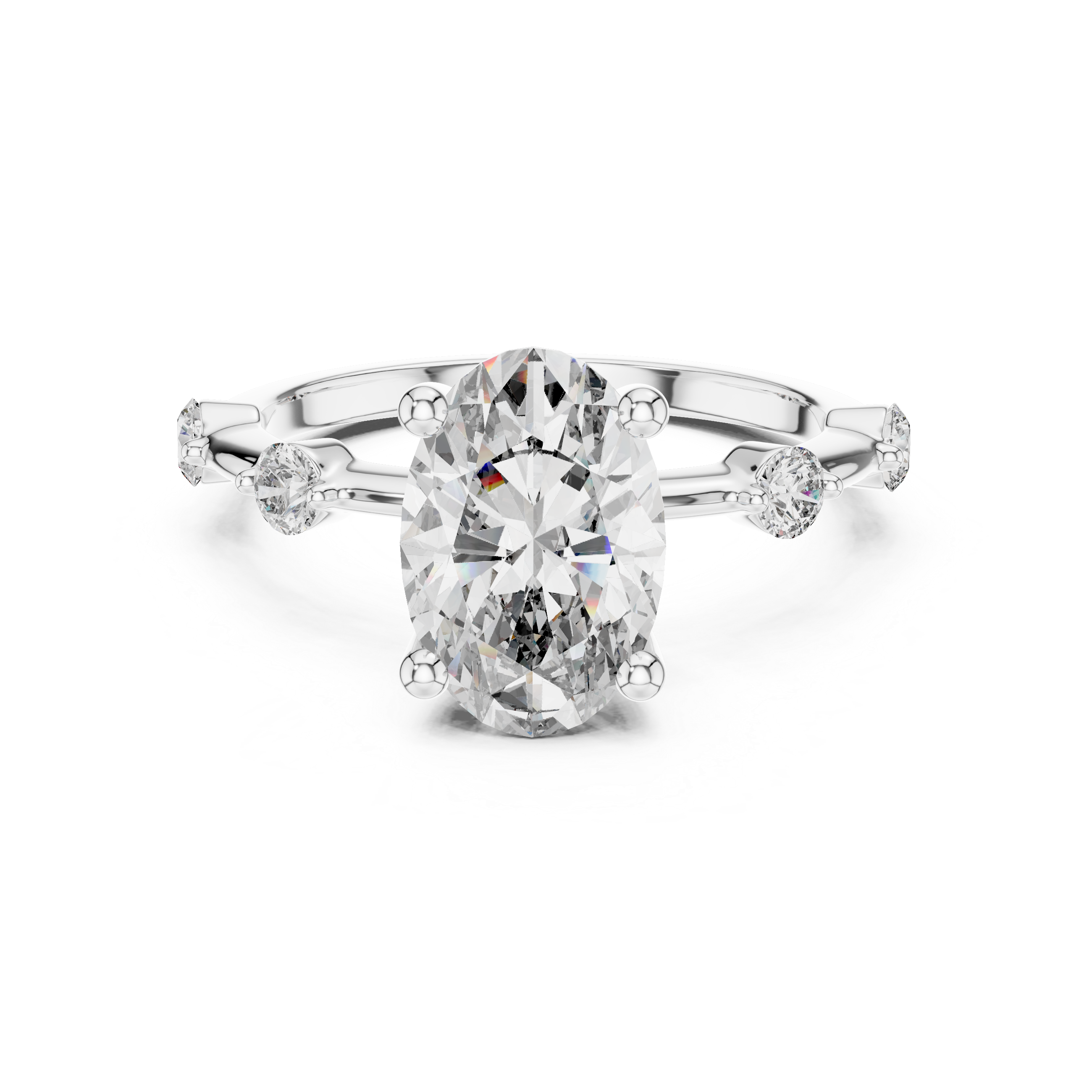 Whimsical Vine Lab grown diamond Ring
