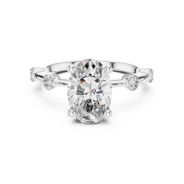Whimsical Vine Lab grown diamond Ring