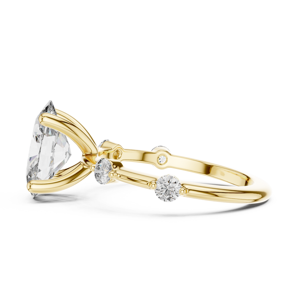 Whimsical Vine Lab grown diamond Ring