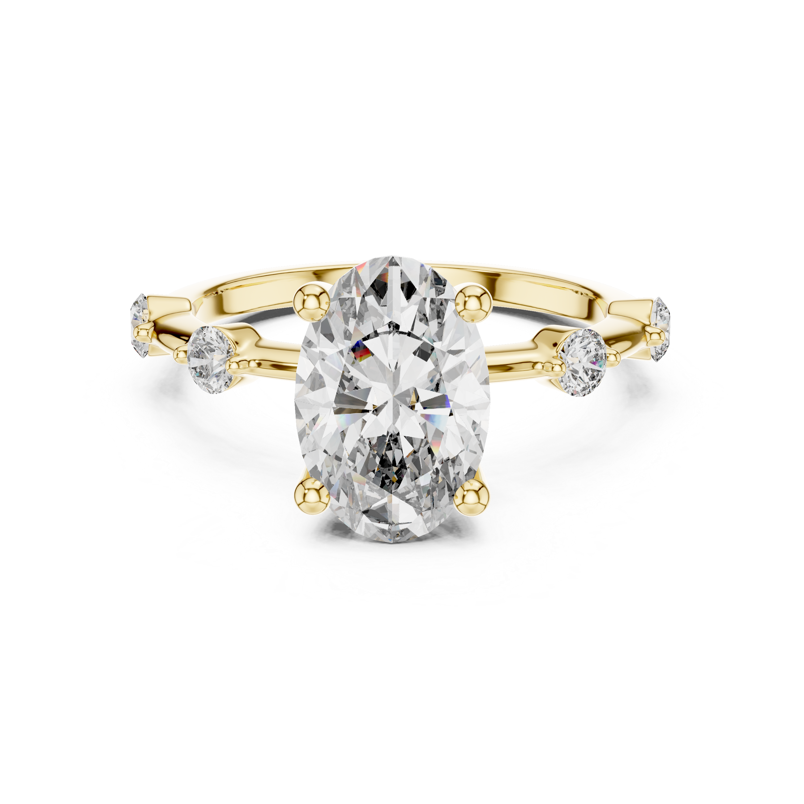 Whimsical Vine Lab grown diamond Ring