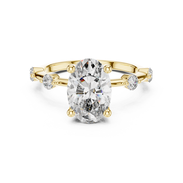 Whimsical Vine Lab grown diamond Ring
