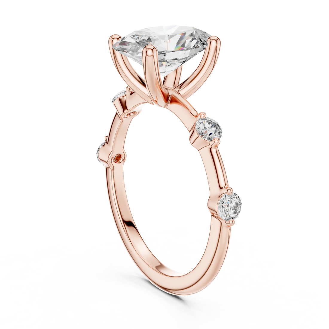 Whimsical Vine Lab grown diamond Ring