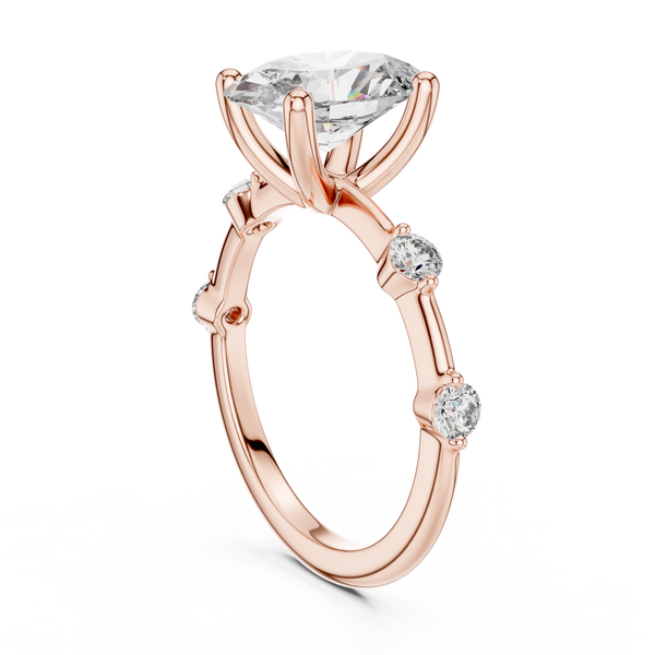 Whimsical Vine Lab grown diamond Ring