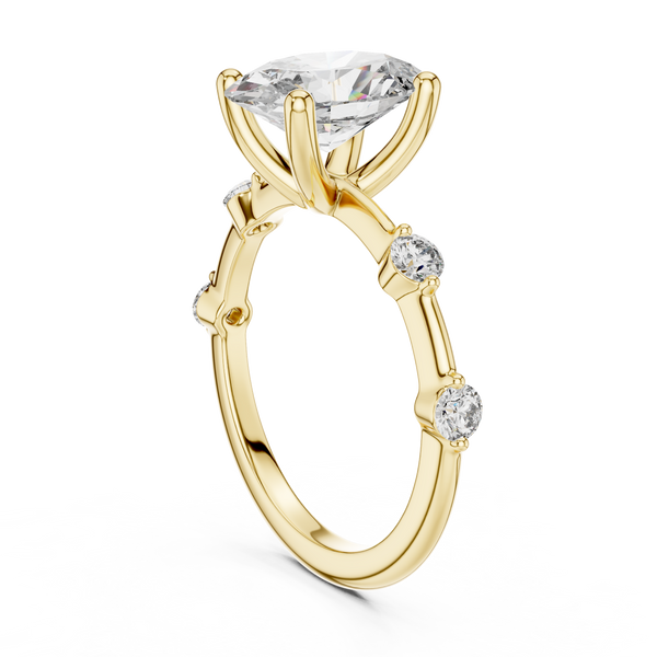 Whimsical Vine Lab grown diamond Ring