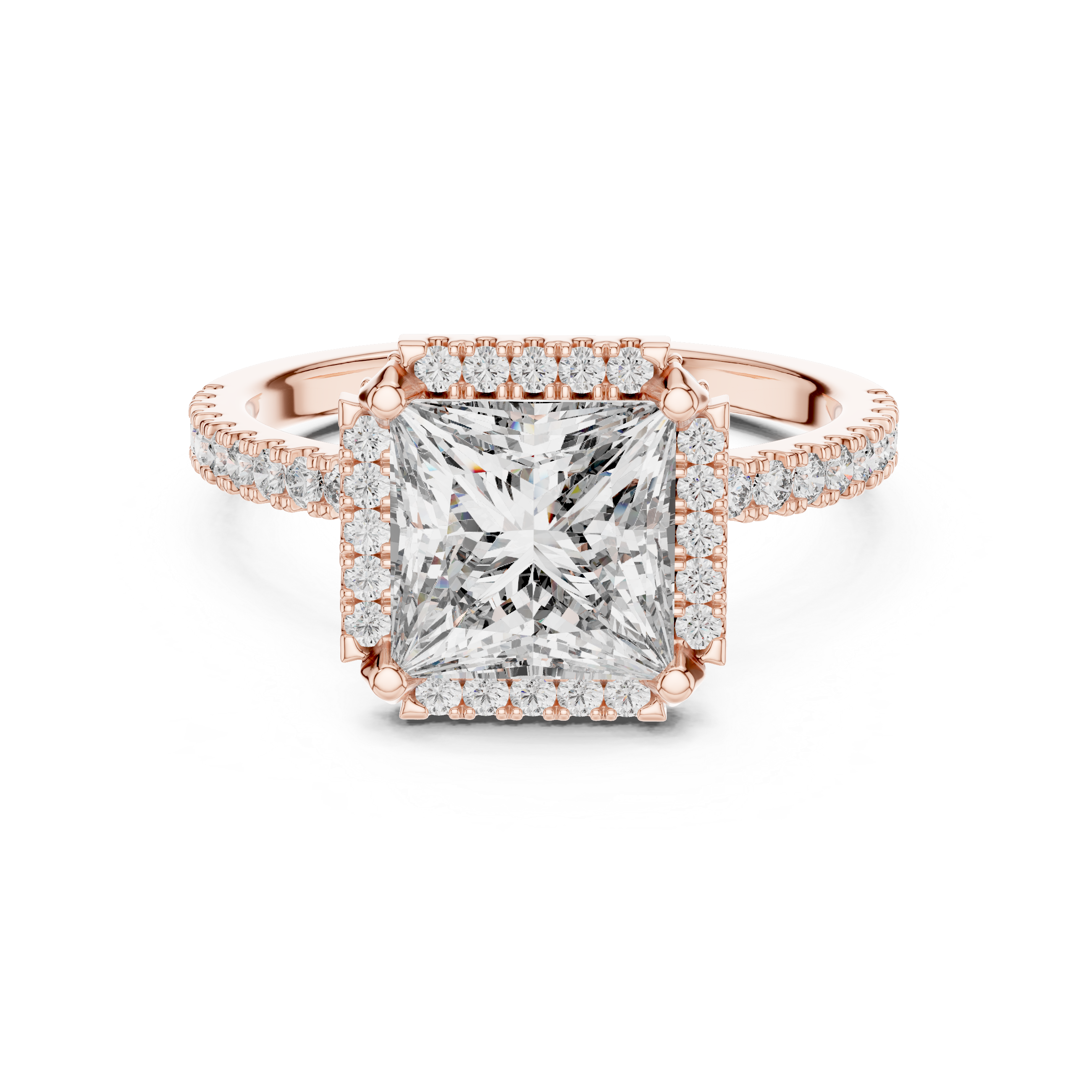 Glamorous Infinity Lab grown diamond Ring