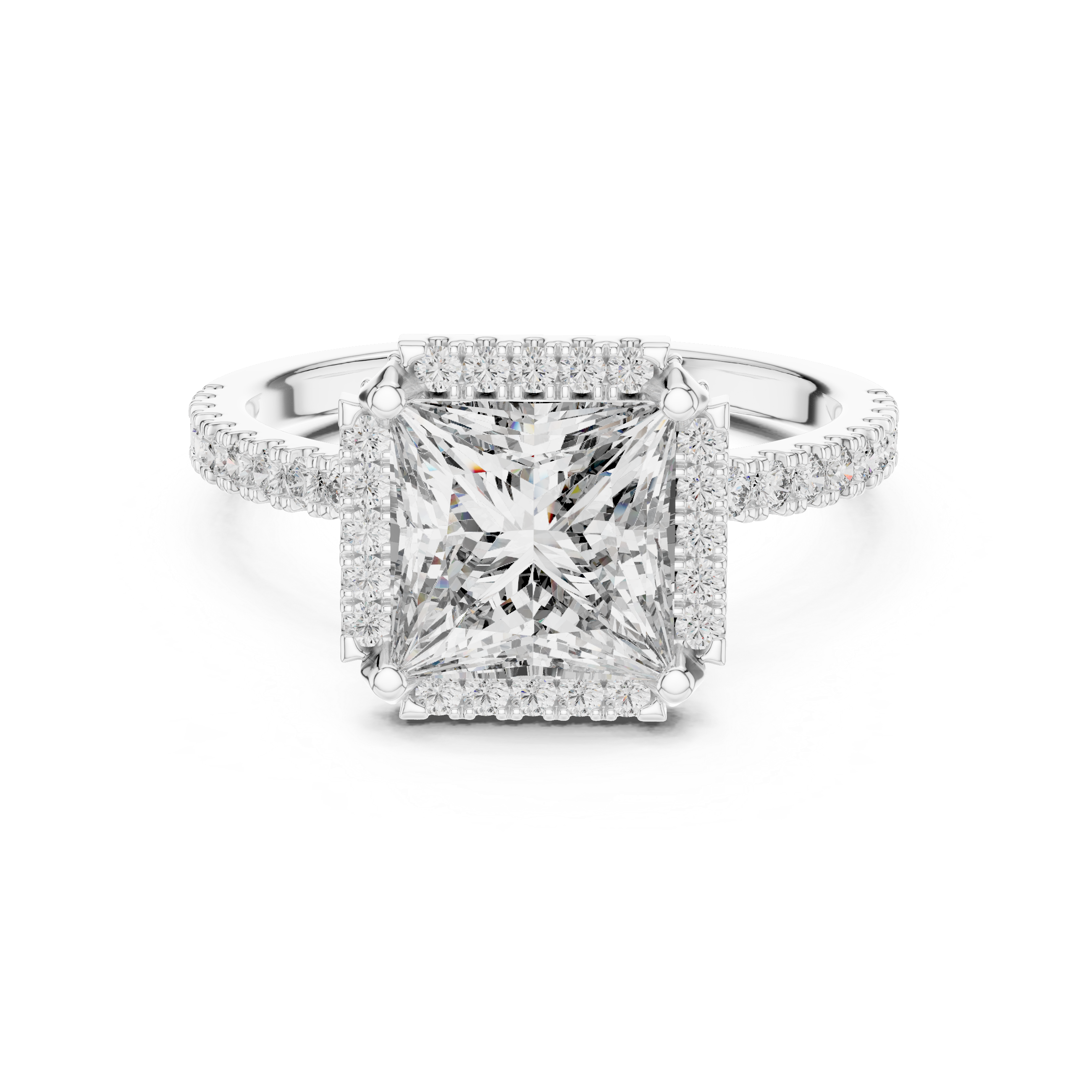 Glamorous Infinity Lab grown diamond Ring