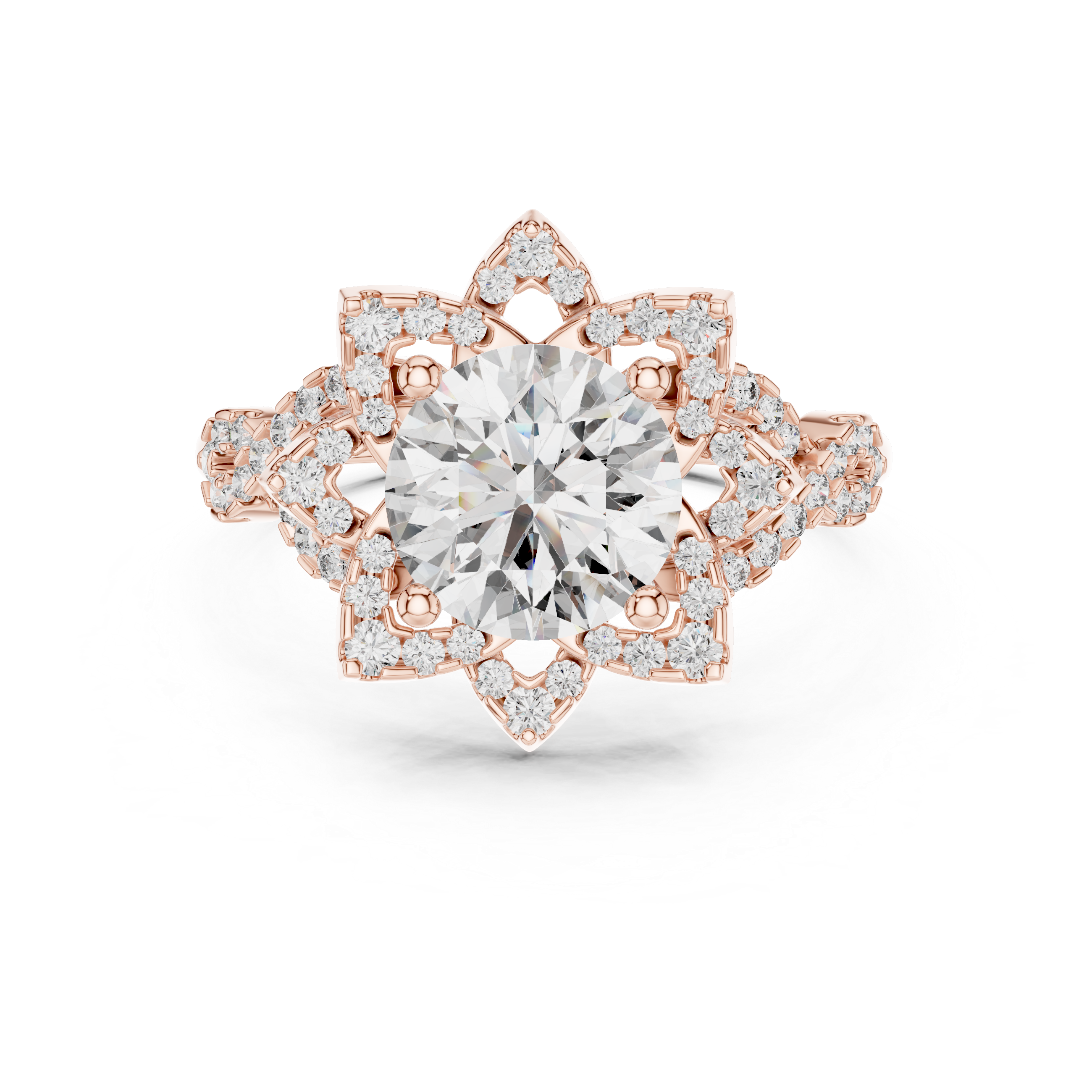 Minimalist Prong Lab grown diamond Ring