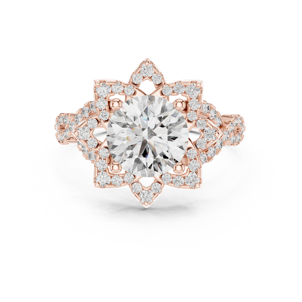 Minimalist Prong Lab grown diamond Ring