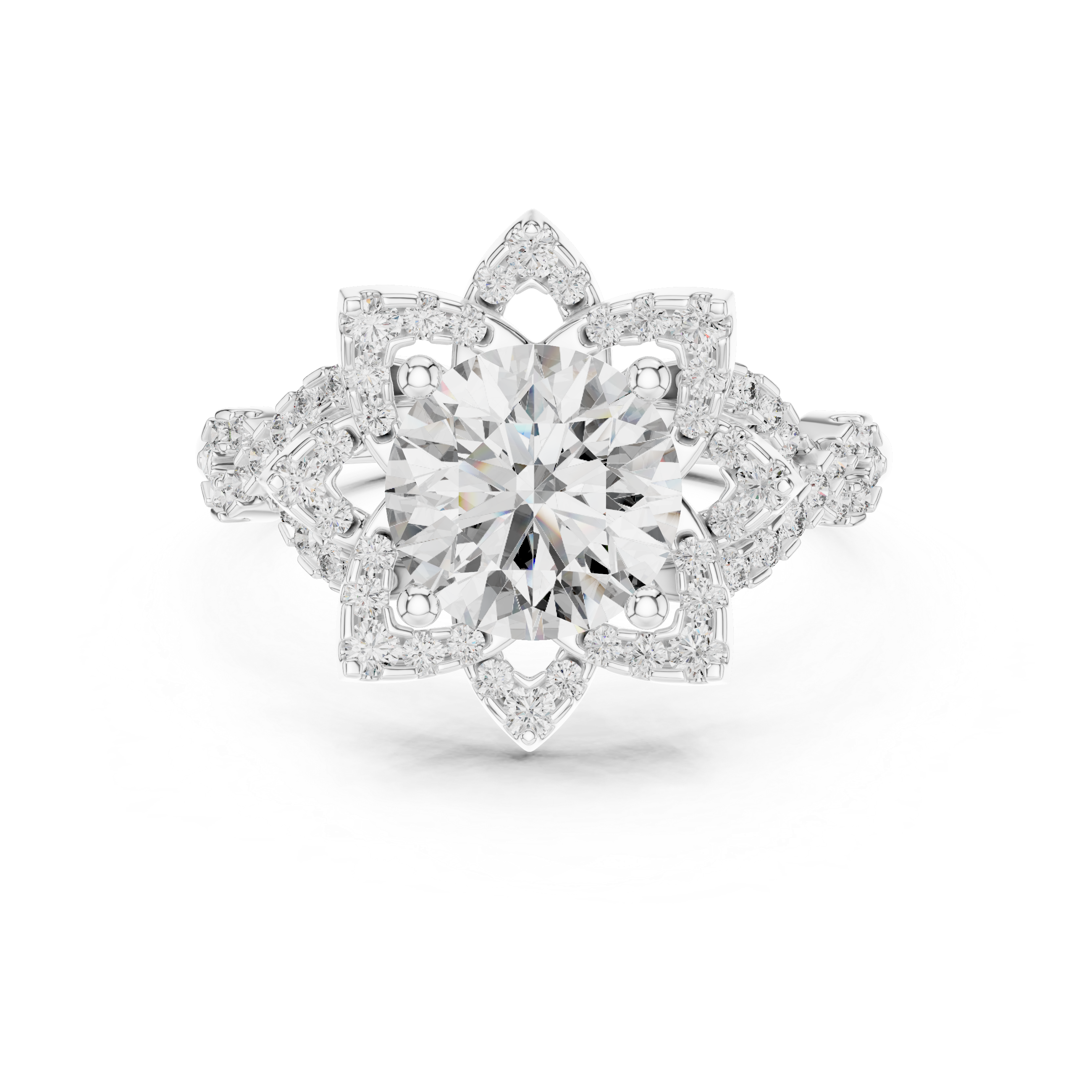 Minimalist Prong Lab grown diamond Ring