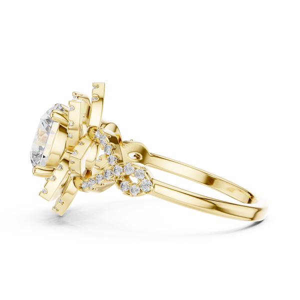 Minimalist Prong Lab grown diamond Ring