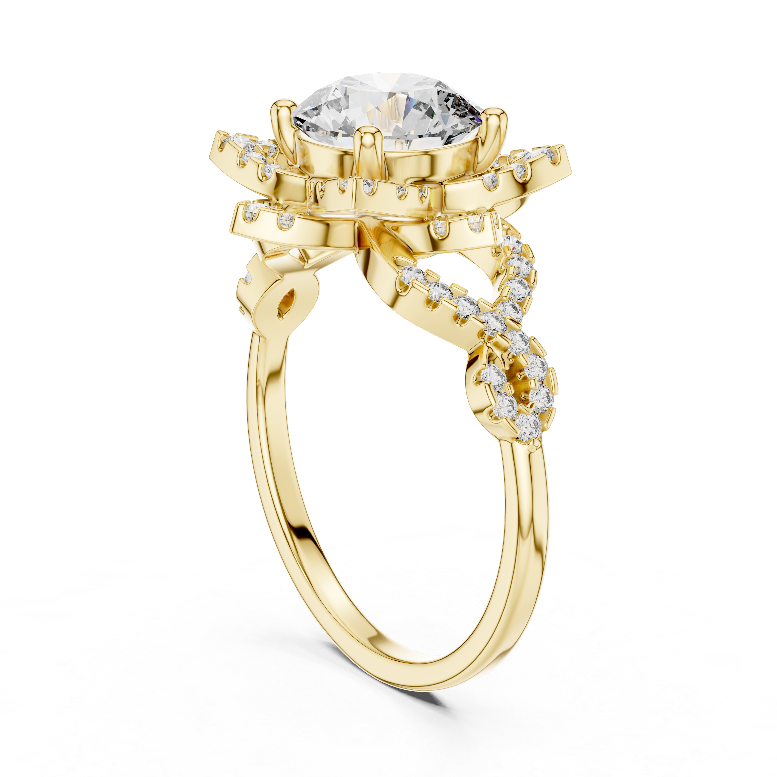 Minimalist Prong Lab grown diamond Ring