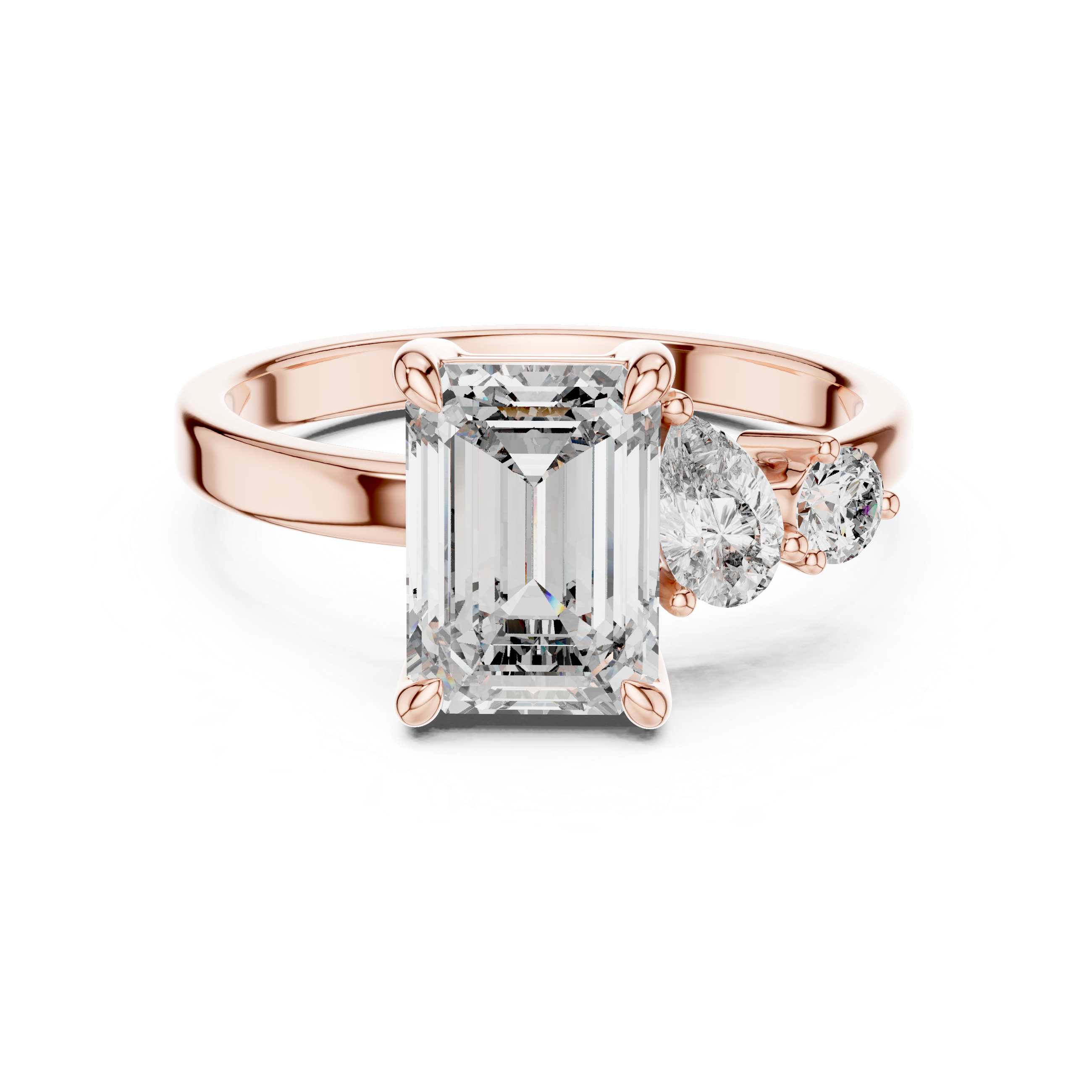 Luxe Baguette Lab grown diamond Ring