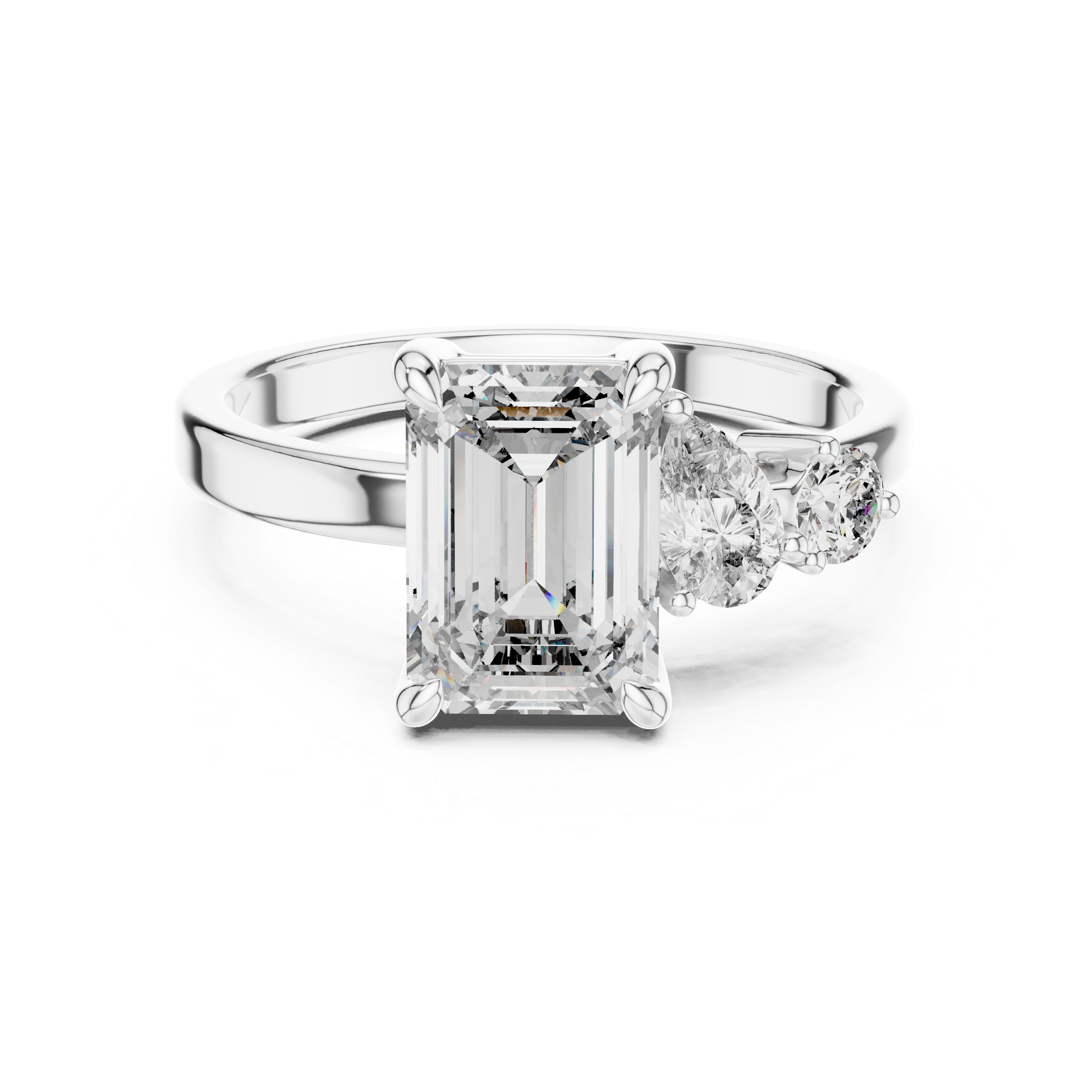 Luxe Baguette Lab grown diamond Ring