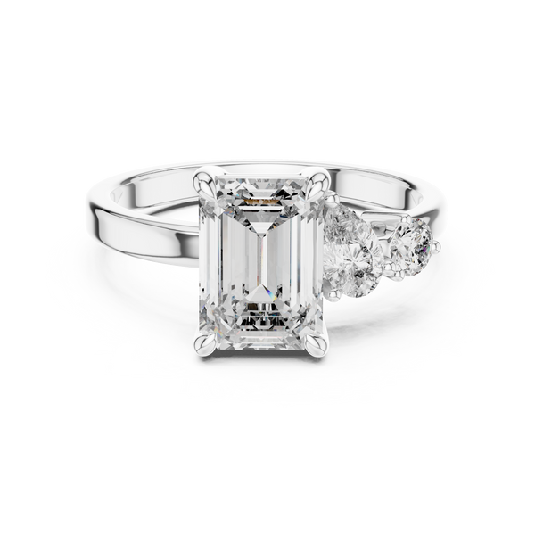 Luxe Baguette Lab grown diamond Ring