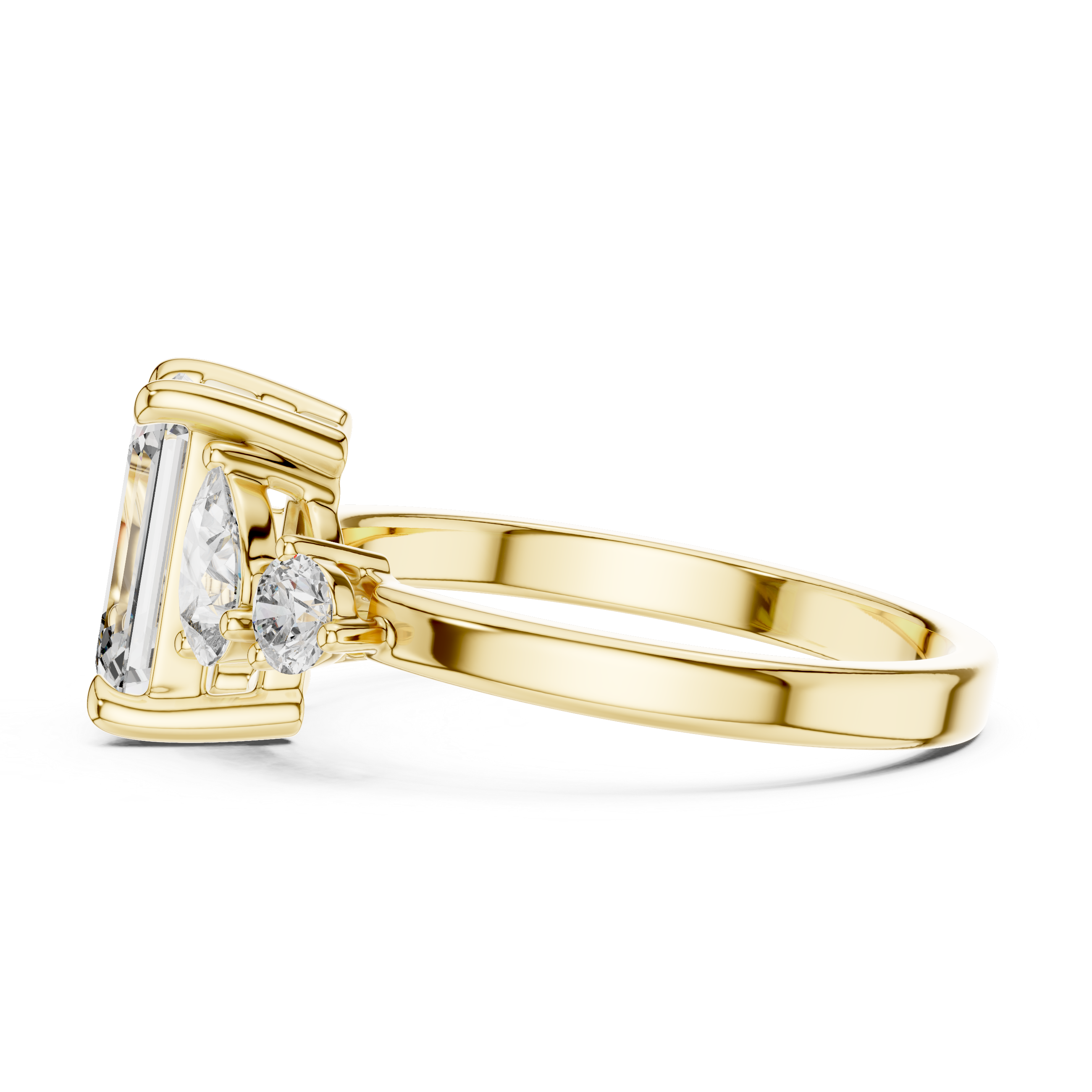 Luxe Baguette Lab grown diamond Ring
