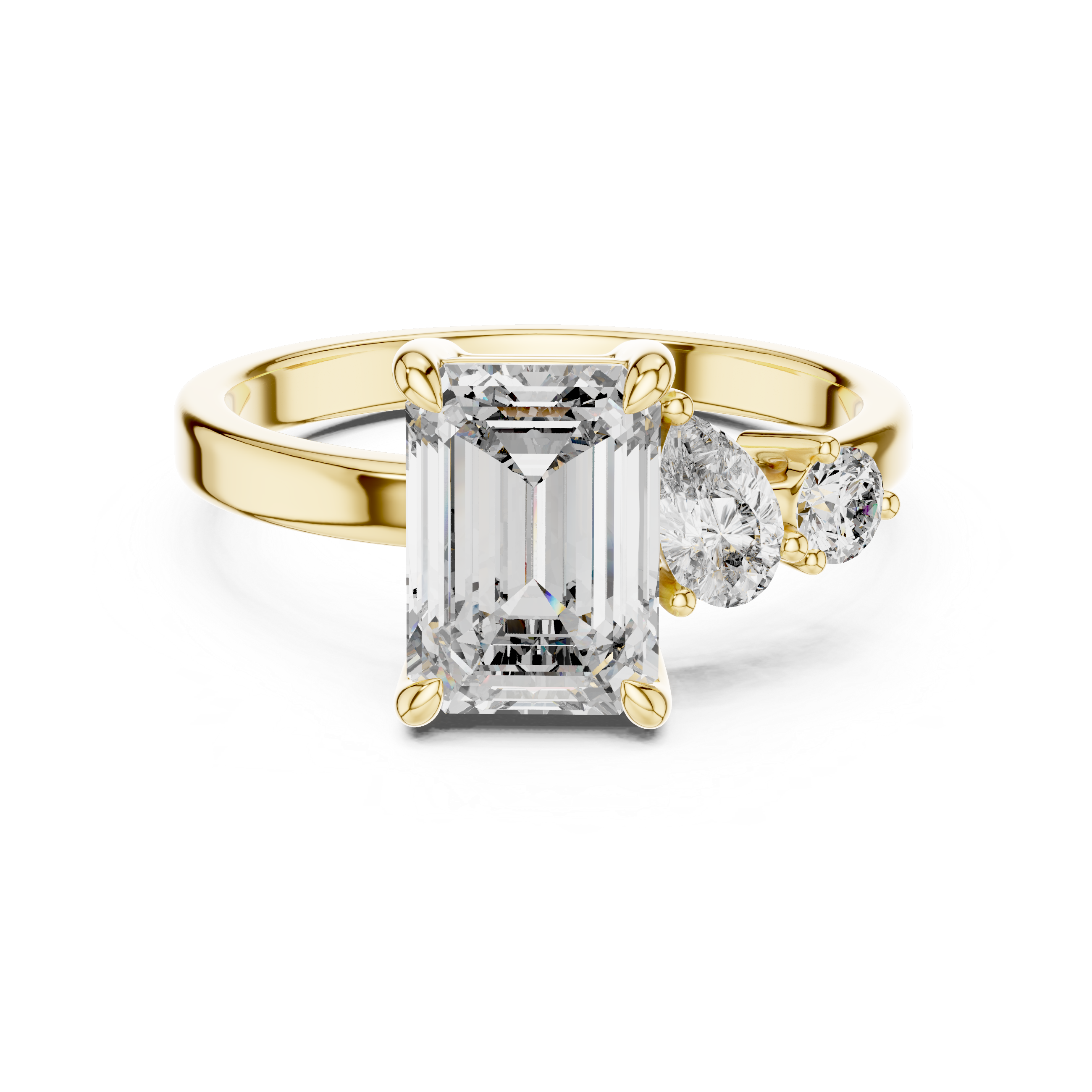 Luxe Baguette Lab grown diamond Ring