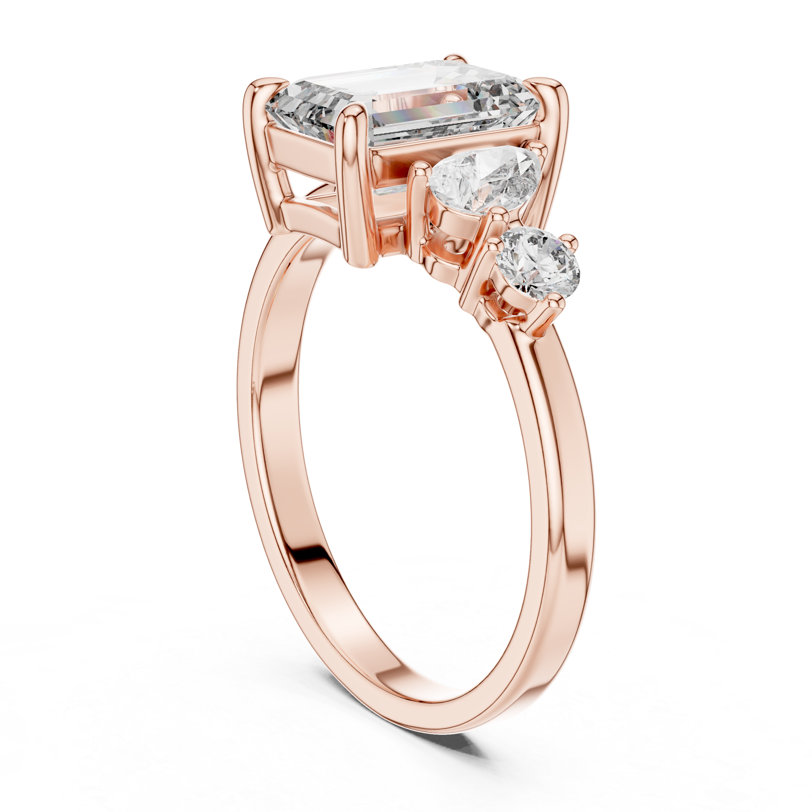 Luxe Baguette Lab grown diamond Ring