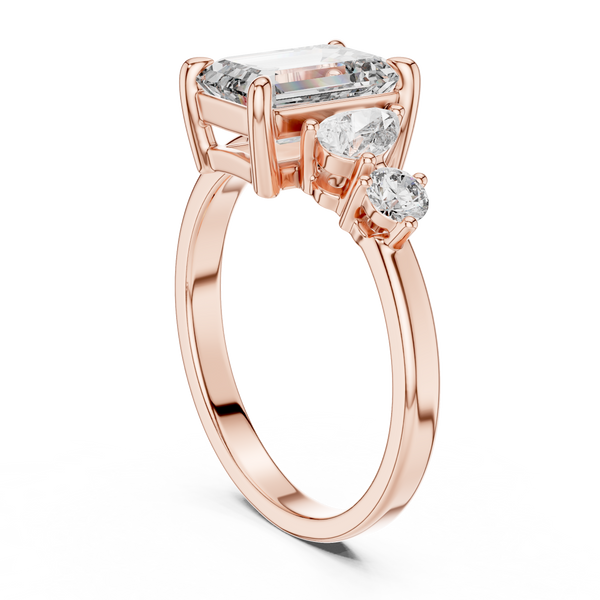 Luxe Baguette Lab grown diamond Ring