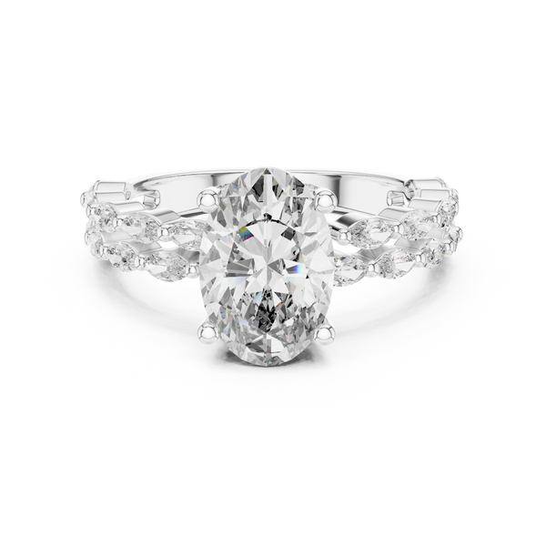 Delicate Bezel Lab grown diamond Ring