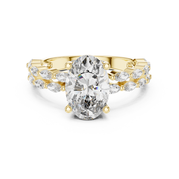 Delicate Bezel Lab grown diamond Ring