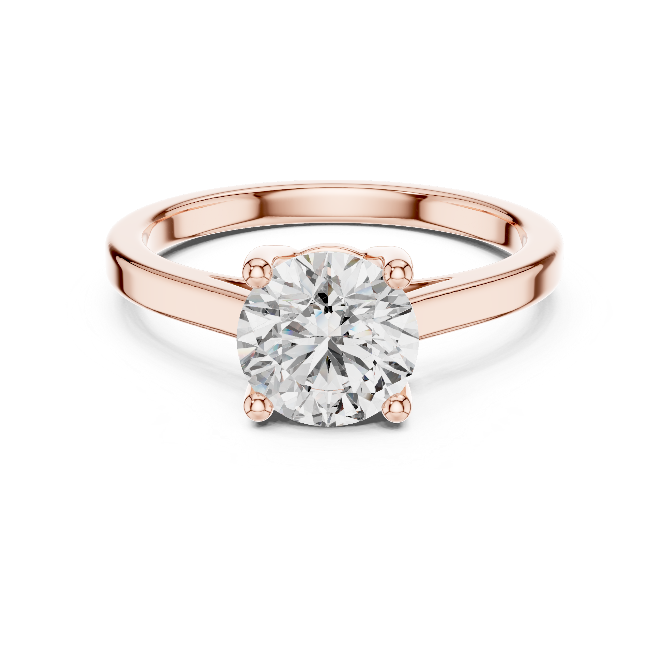 Stunning Split Shank Lab grown diamond Ring