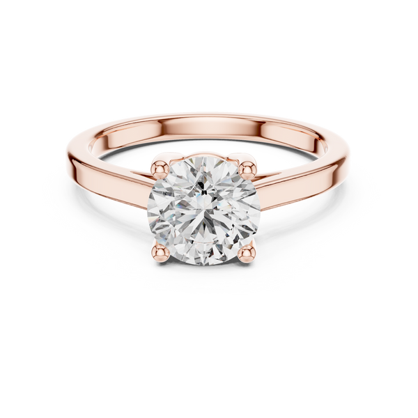 Stunning Split Shank Lab grown diamond Ring